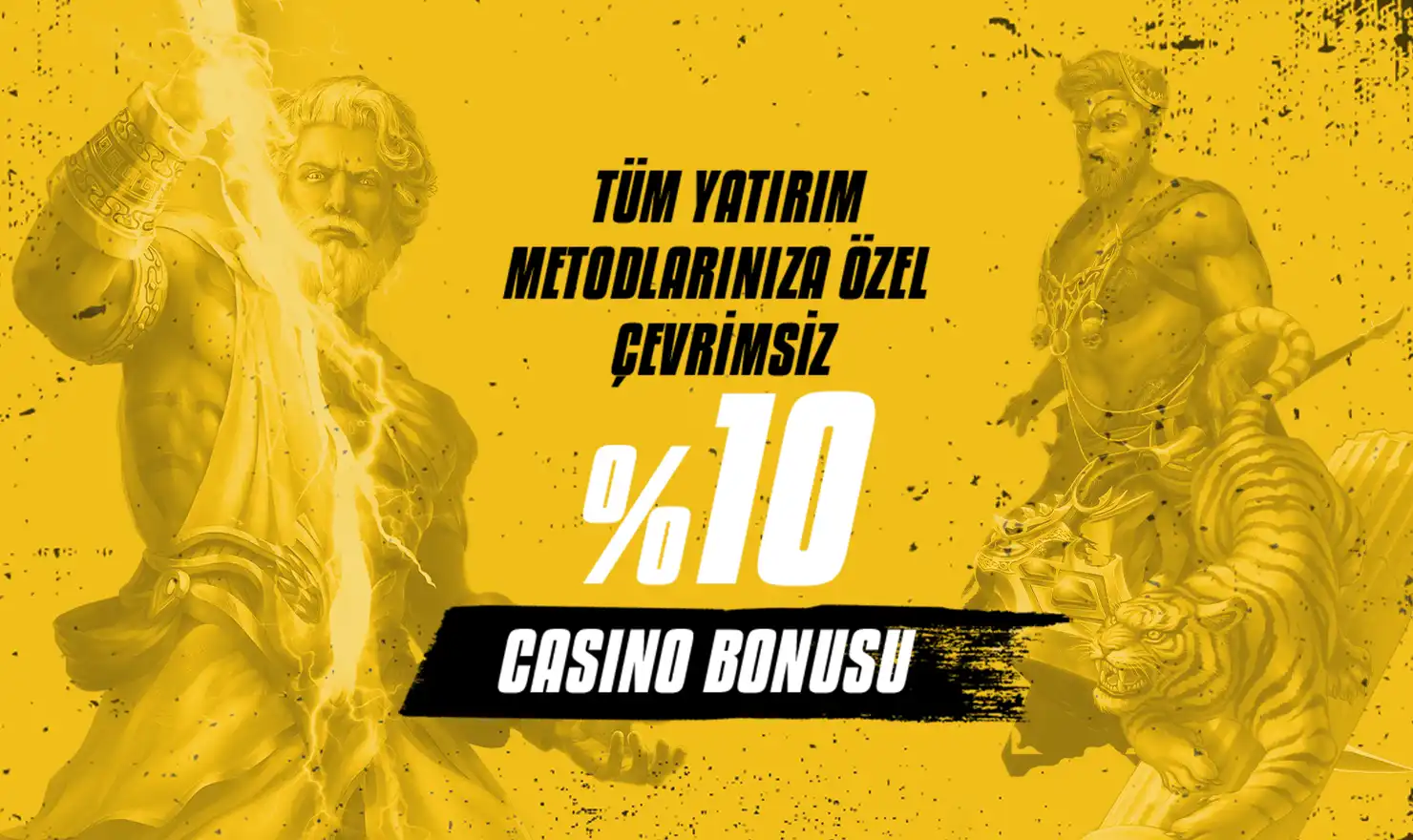 %10 Çevrimsiz Casino Yatırım Bonusu (Tüm Yatırım Metodlarına)